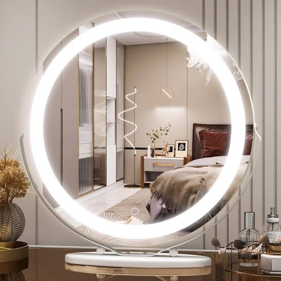 Large Makeup Mirror with Lights